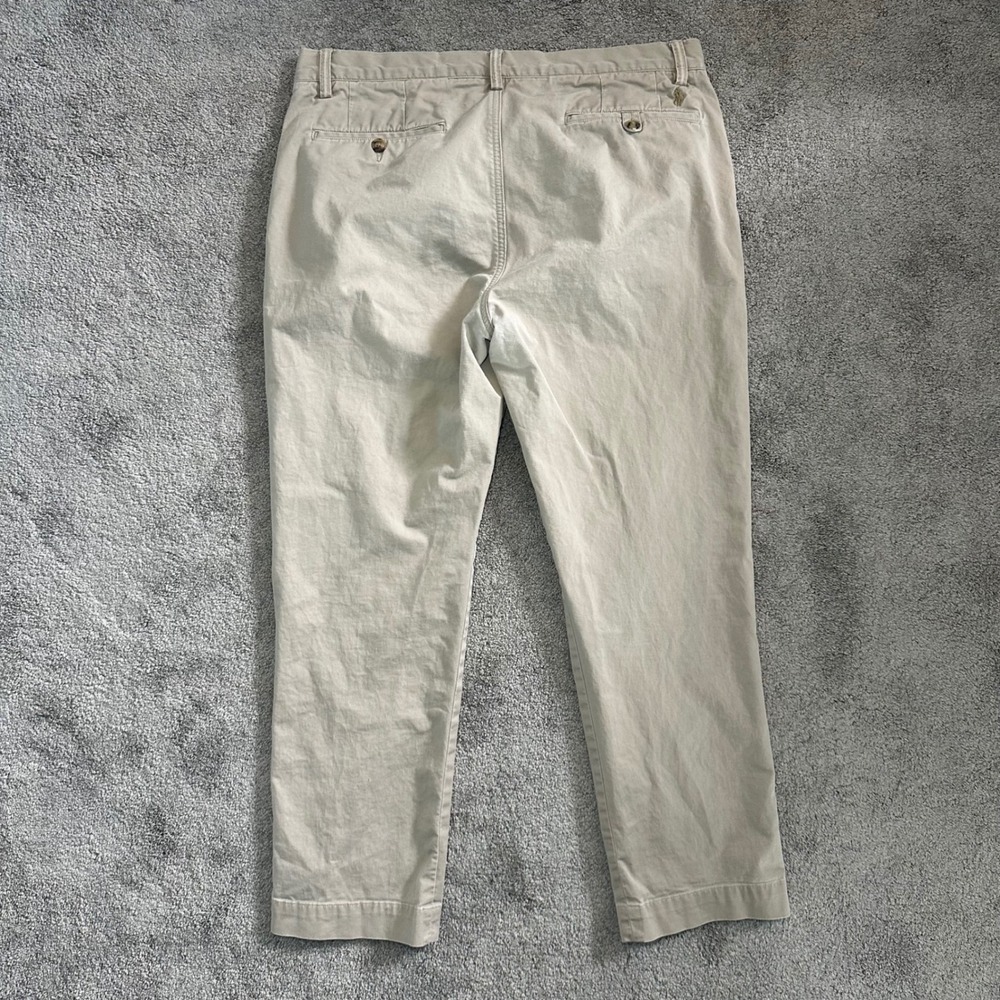 Polo Ralph Lauren Chino Pants Mens 34x30 (Fit 35x28.5) Tan Straight Cotton
